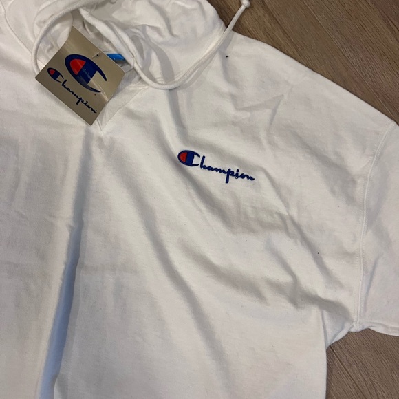 CHAMPION - Thin hoodie cropped xs - BNWT - Picture 2 of 5